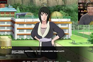 Animated video of Sarada training sessions involving curvaceous women