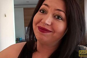 Hey, wanna see curvy Nikki Gold fed jizz after total domination?