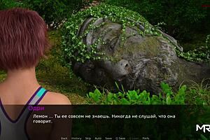 Hugging her big ass in POV anime hentai.