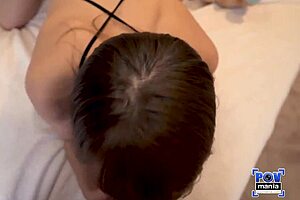 slim sweetheart sailor luna in doggy fucking pov with miles long, so hot!!