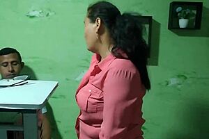 Latina secretary negotiates salary with subtle favors