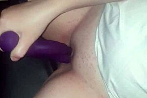 A solo session with a vibrator turns into fun masturbation time.