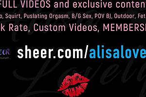 We had to stop to fuck on the banks of an amazing river in a risky place - alisa lovely