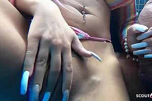 Pov underwater adventure with german emo cathy b on vacation