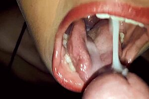 Latina Amateur Sucks Cock And Swallows Cum