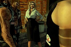 Biker Gangbang Sluts Take on Multiple Hard Cocks in Wild Group Action