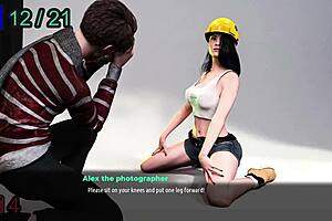 Monica Model's Photoshoot Turns Into Anal Creampie Scene.