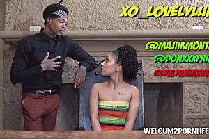 Petite Curvy Lovely Luna Takes Don Prince And Majiik At The Same Time