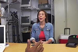 Hot chick gets interviewed by horny director who drills her pussy with his monster cock in casting session