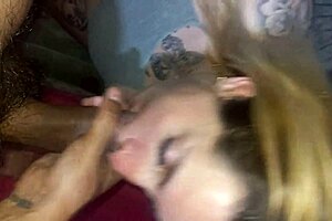 Girlfriend Swallows Cum And Gets Facial