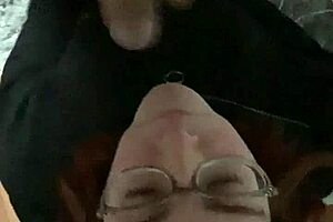 My obedient bitch LOVES SUCKING my cock!