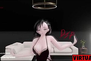 Wow, Cute Futa Rachel Dancing to Pop Blender MMD 1565!