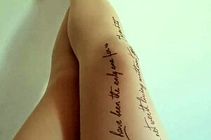 chinese beauty teases with stockings and feet