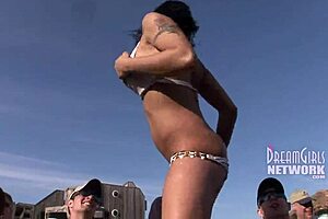 i lick tits in spring break contest