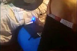 join me stroking my cock with vibrator for anal fun