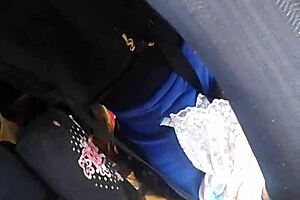 Upskirt Nylon Skirt Panties