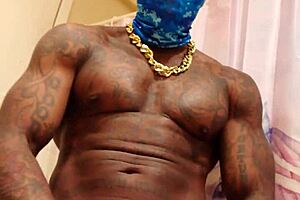 Big black hairy dick gets intense worship from Hallelujah Johnson