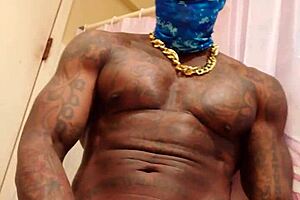 Big black hairy dick gets intense worship from Hallelujah Johnson