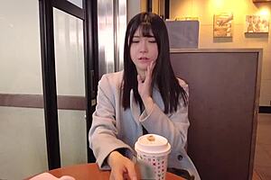 Nori gets wet from her head to her toes with a bald stud, who rims, fucks her bareback and gives her a creampie