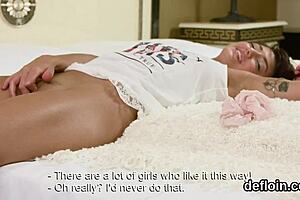 lovely cutie opens slim pussy and loses virginity in group defloration