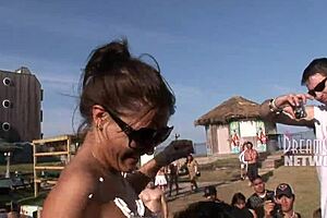 i lick tits in spring break contest