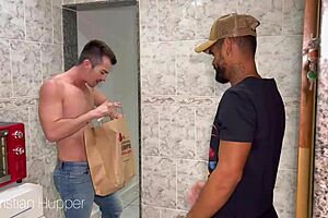 angry delivery guy fucks me bareback
