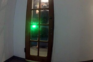 Gigi Breeze intensely sucks through the glory hole.