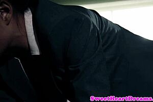 Lesbian Secretary Licks Pussy Of Young 18+ Beauty In Office