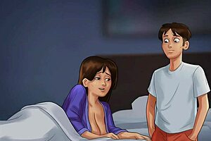 3d gay anal with mommy milf and young cock gets intense 🔥