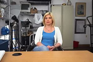 did this job interview turn into rough interracial sex on the sofa?