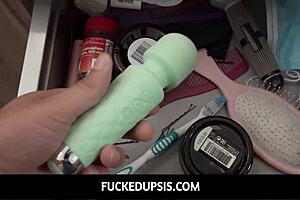 British Pov video: Caught in the step sister act
