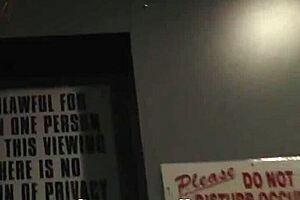 Teen fucking black anaconda cock in gloryhole cumshot