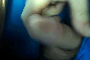 this guy masturbates in public, cumming hard outdoors