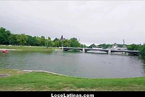 andreina deluxe, a hot spanish latina with big ass, got picked up by world cup fans and fucked hard with monster cock for cash