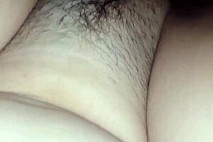 A seductive European lady masturbates her wet.. hole with a big black dildo