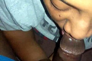 ebony patient sucking doctor's cock in hospital