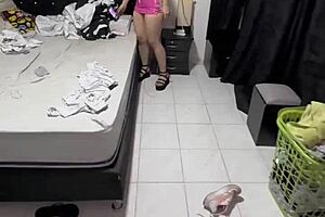 Young Amateur Licks Ass in Homemade Clip.