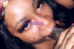 Slut Deepthroats Monster Black Cock For Facial!