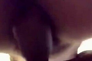 small ebony riding big black cock hard in homemade fuck