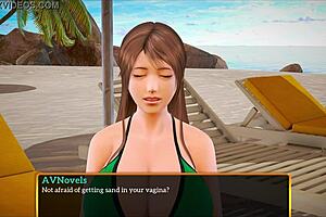 My new family in a playful game scenario