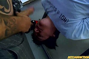 Adorable gay rad matthews blows two dicks in hardcore 3way