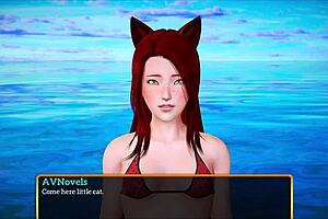 My new family in a playful game scenario