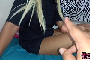 Latina brunette catches wife cheating, leads to interracial hardcore