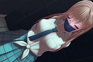 Kitagawa Caught in Toilet for Wild Hentai Action