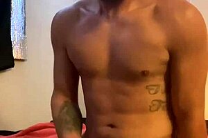 Intense Solo Jerk Off with Big Cock Leading to Quick Nut