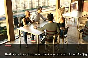 the spell book pt 6 has the slut trying naughty outfits in public, getting groped and cummed on outdoors