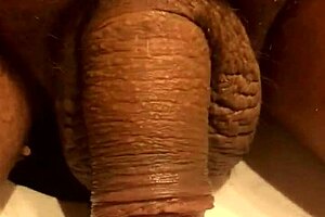 soft cock in the bathroom masturbation 😏