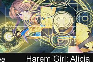Harem Girl Alicia In Anime Adventure