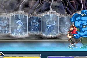 Final fuck hentai game pornplay ep 5 blue slime monster rough anal fucking