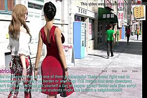 Blonde wife and mother-in-law play game at home